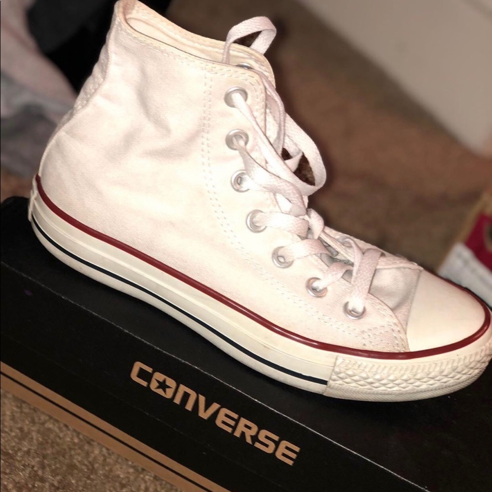 White High Top Converse